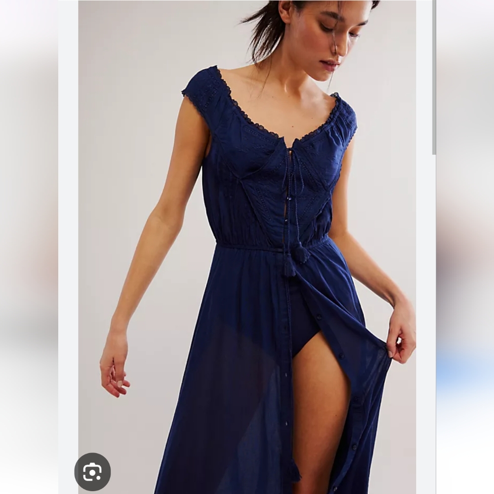 NWT Free People Country charm maxi bodysuit.